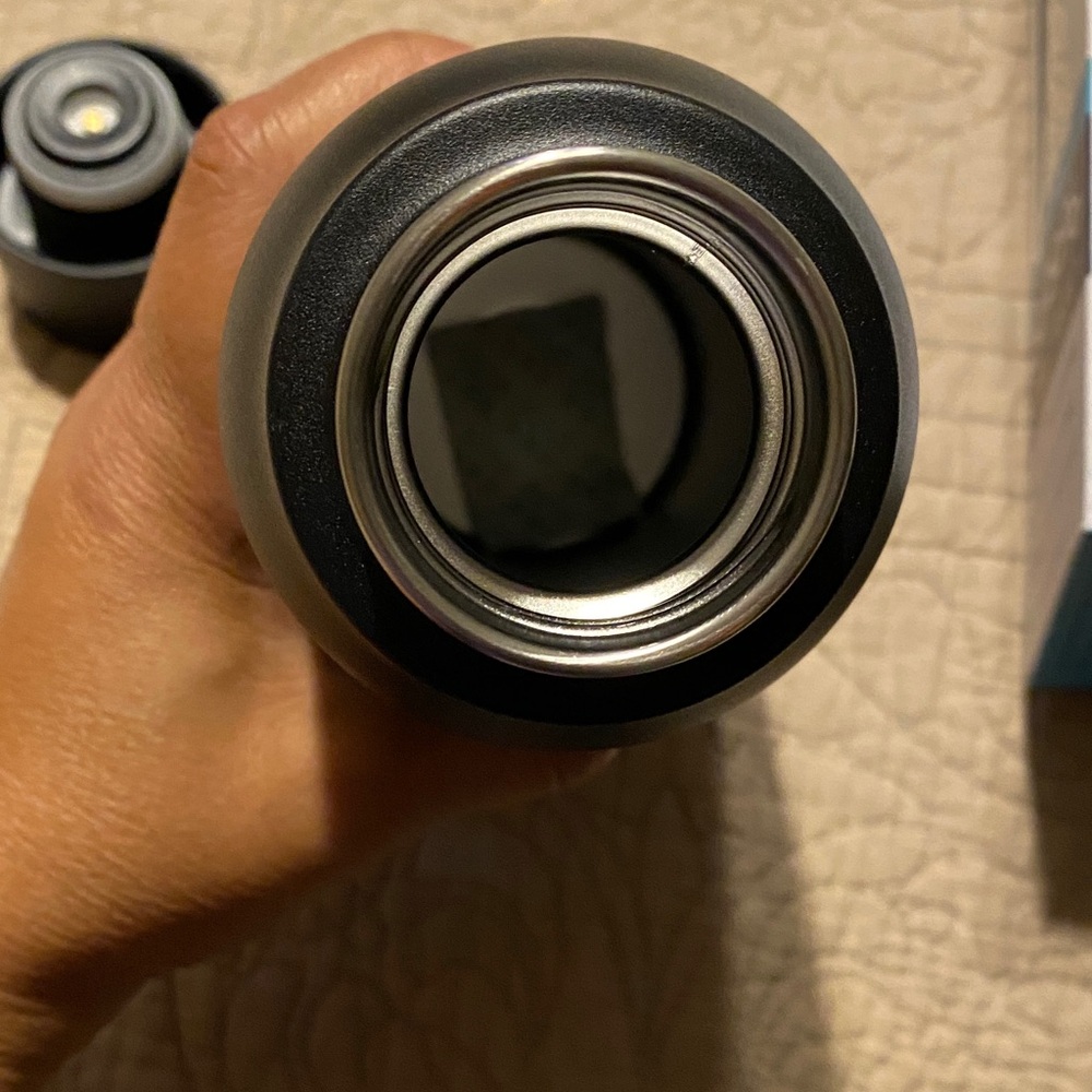 New UVBrite Black Self-Cleaning Water Bottle - Picture 8 of 12
